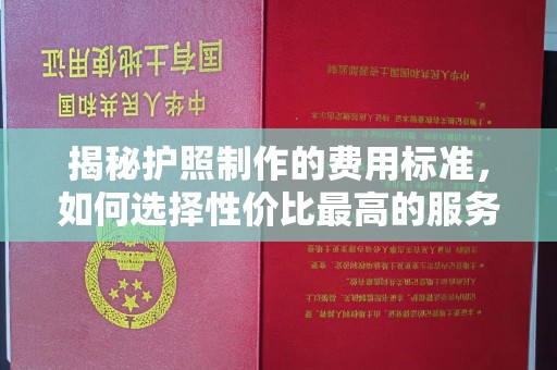 东光揭秘护照制作的费用标准，如何选择性价比最高的服务